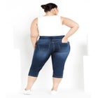 Butter Denim Pull On Crop Jean image number null