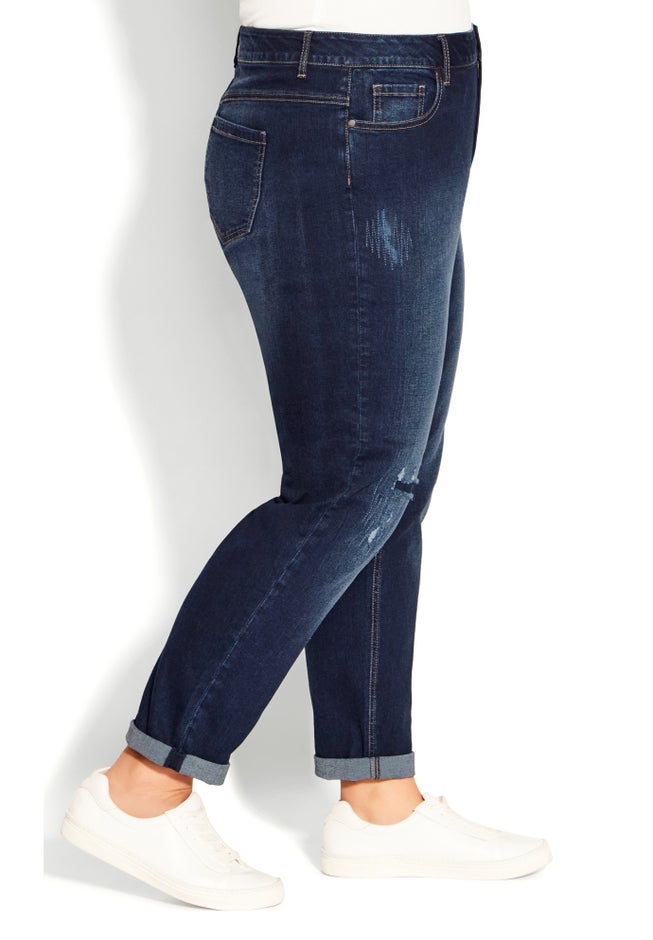 Girlfriend Rip Jean image number 6