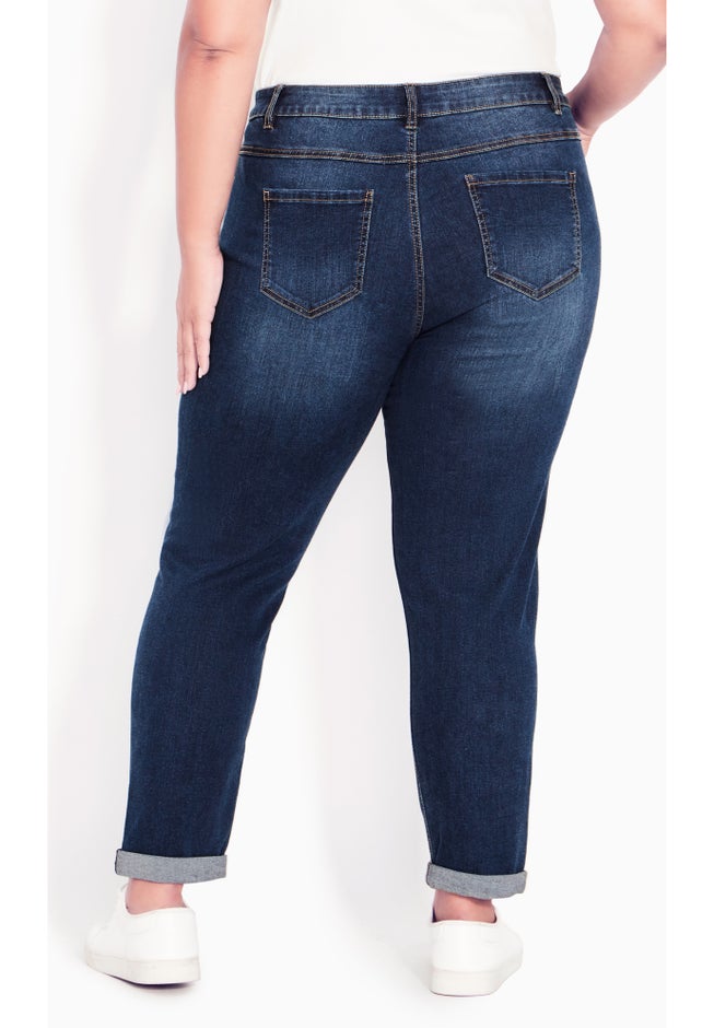 Denim Girlfriend Stretch Jean image number 1