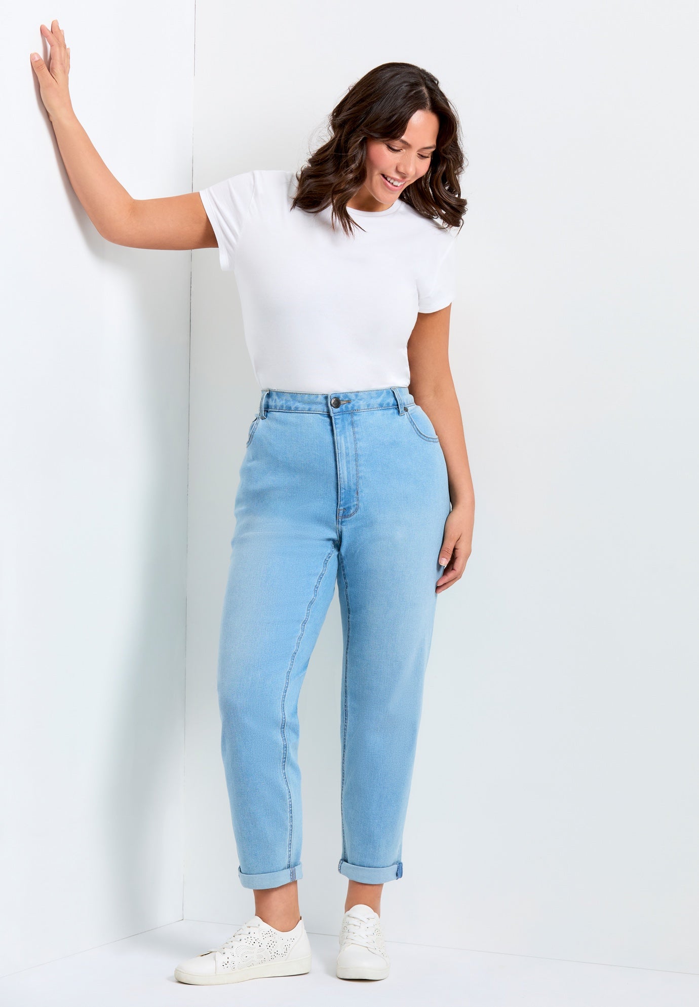 Denim Girlfriend Stretch Jean image number 0