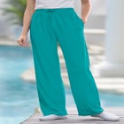 Sport Knit Straight-Leg Pull-On Pants image number null