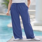 Sport Knit Straight-Leg Pull-On Pants image number null