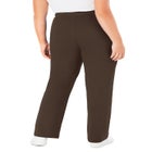 Sport Knit Straight-Leg Pull-On Pants image number null