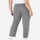 Sport Knit Straight-Leg Pull-On Pants image number null
