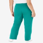 Sport Knit Straight-Leg Pull-On Pants image number null