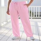 Sport Knit Straight-Leg Pull-On Pants image number null