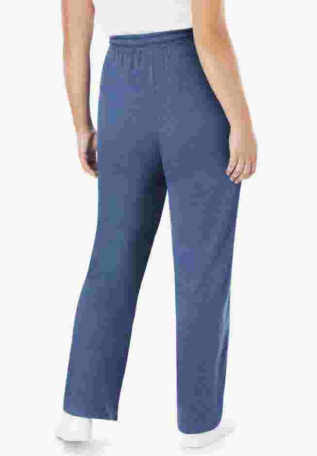 Sport Knit Straight-Leg Pull-On Pants image number 1