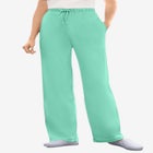 Sport Knit Straight-Leg Pull-On Pants image number null
