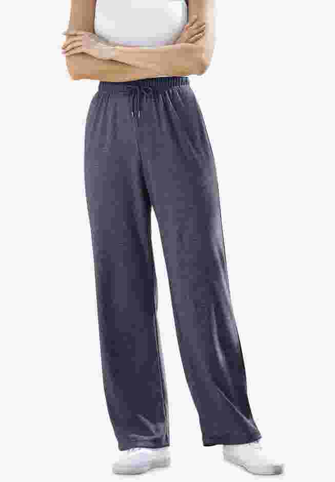 Sport Knit Straight-Leg Pull-On Pants image number 0