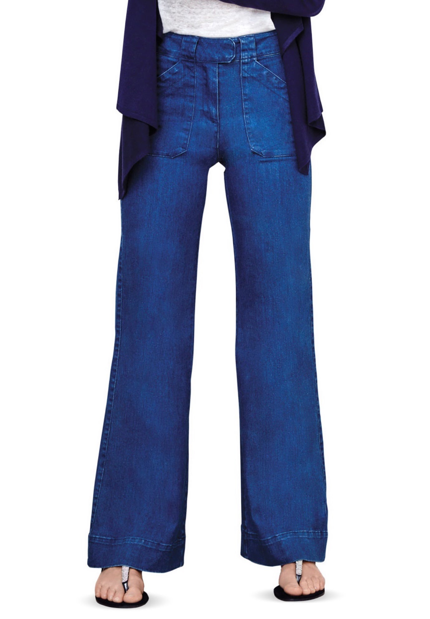 High-Waist Wide Leg Jeans image number 0