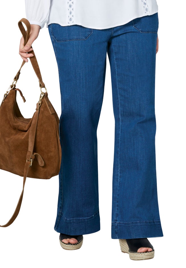 High-Waist Wide Leg Jeans image number 0