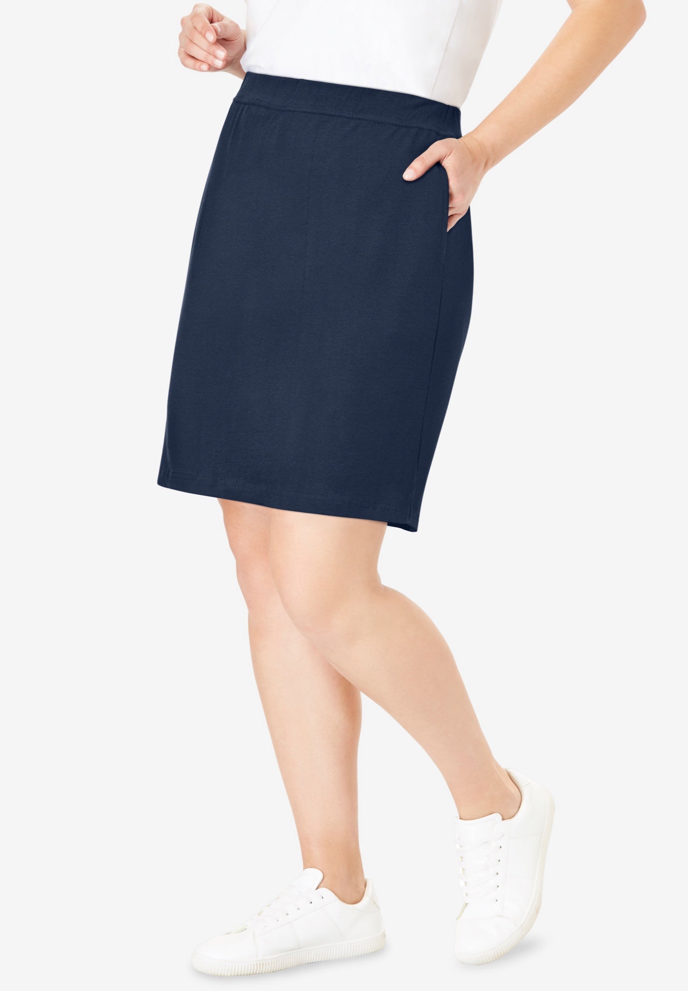 Stretch Cotton Skort image number 2