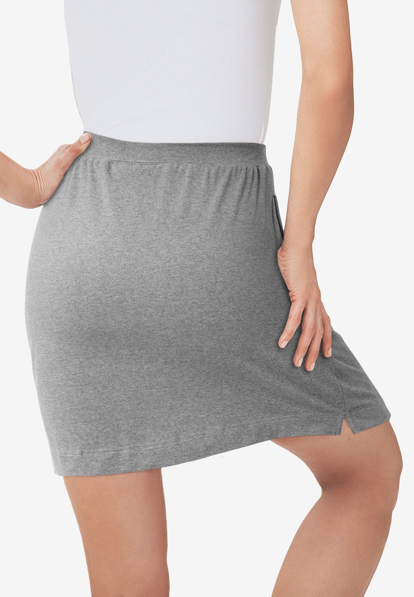 Stretch Cotton Skort image number 1