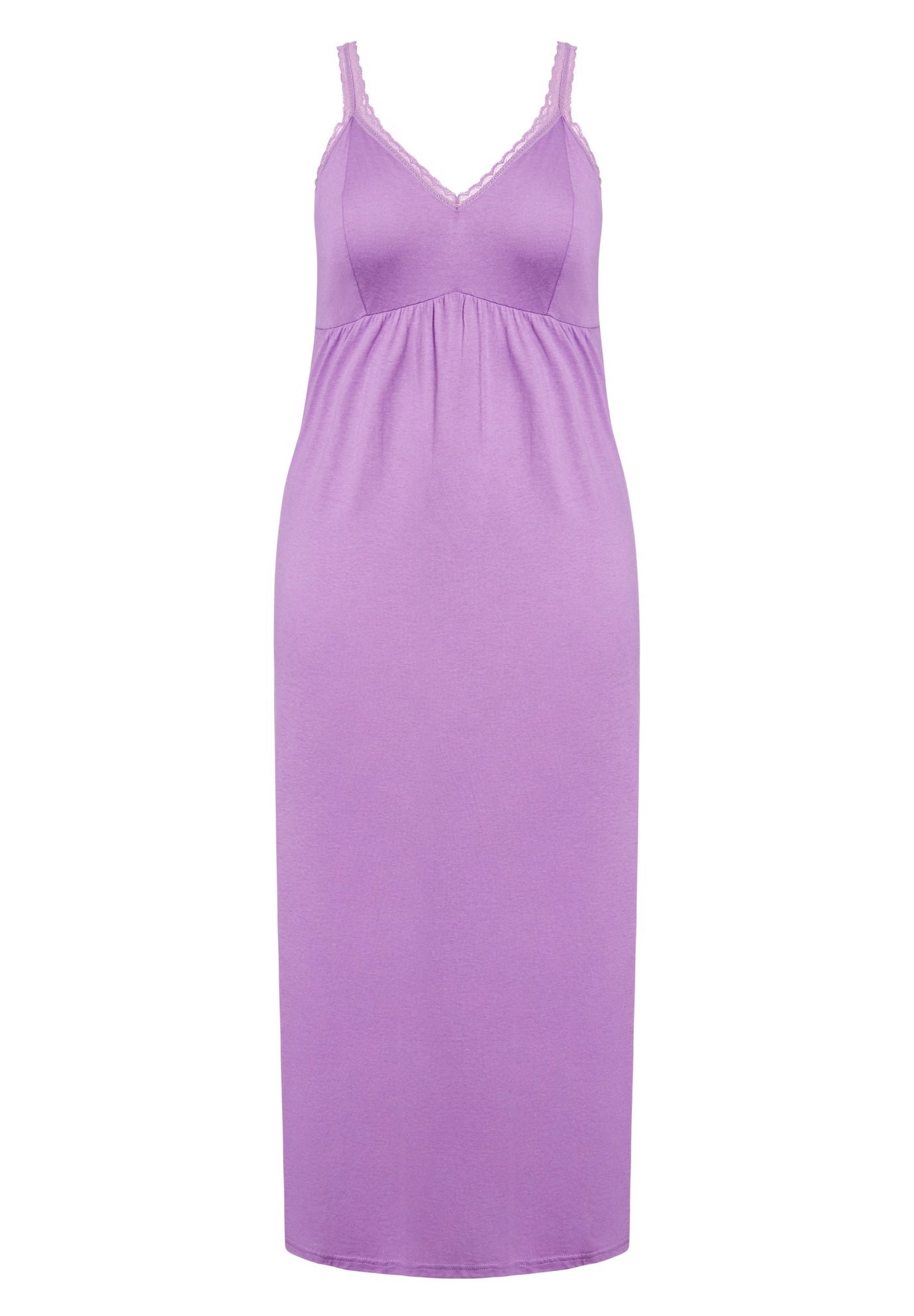 Lace Trim Maxi Sleep Dress image number 2