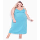 Lace Trim Maxi Sleep Dress image number null