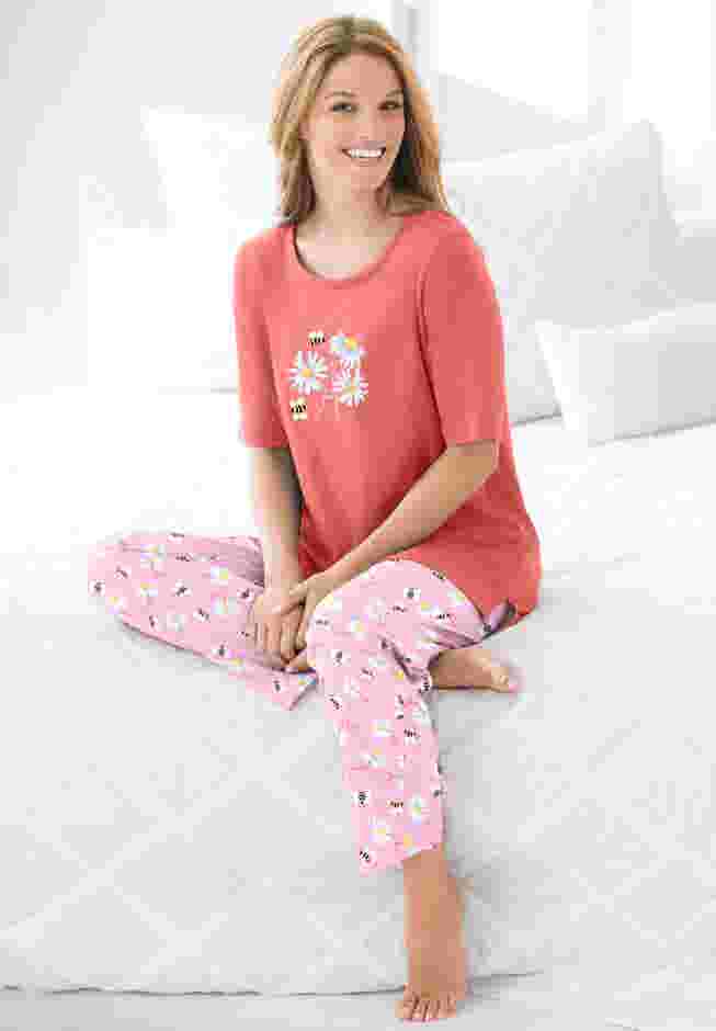 Graphic Tee PJ Set image number 5