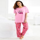 Graphic Tee PJ Set image number null