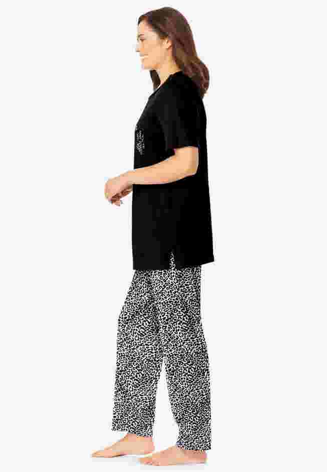 Graphic Tee PJ Set image number 2