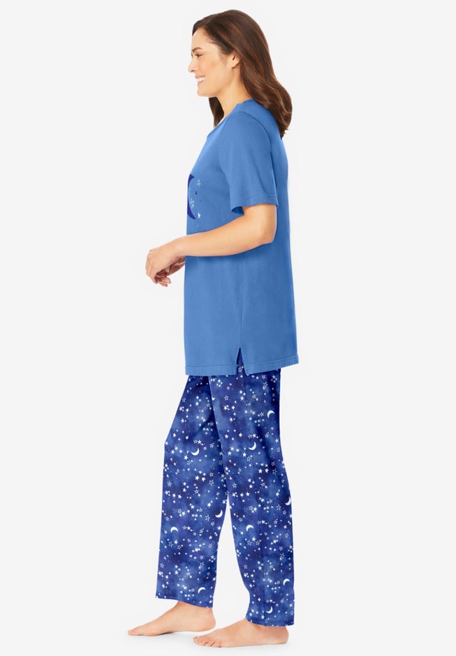 Graphic Tee PJ Set image number 2