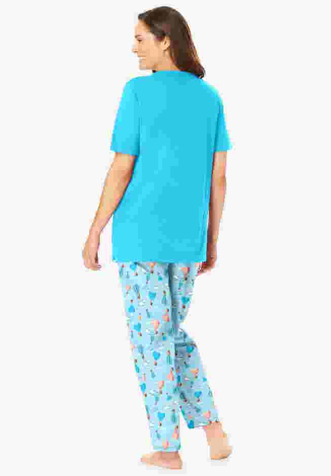 Graphic Tee PJ Set image number 1