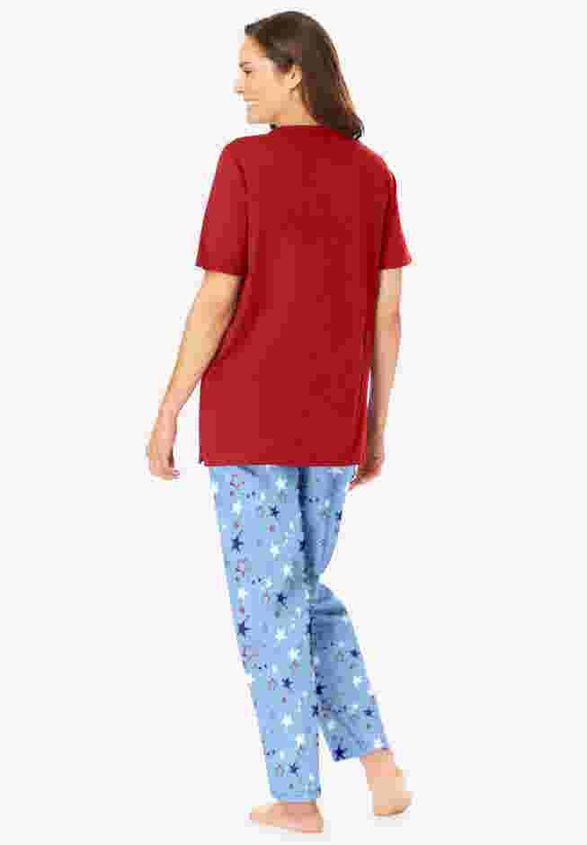 Graphic Tee PJ Set image number 1
