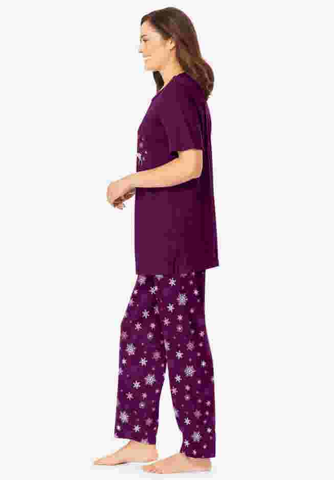 Graphic Tee PJ Set image number 2