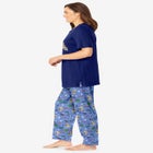 Graphic Tee PJ Set image number null