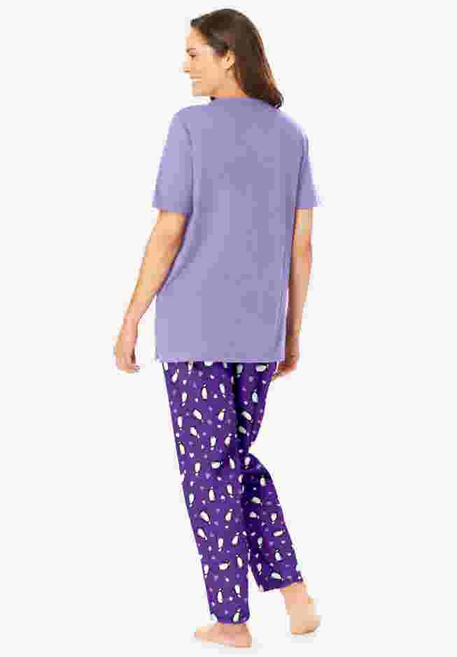 Graphic Tee PJ Set image number 1