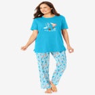 Graphic Tee PJ Set image number null