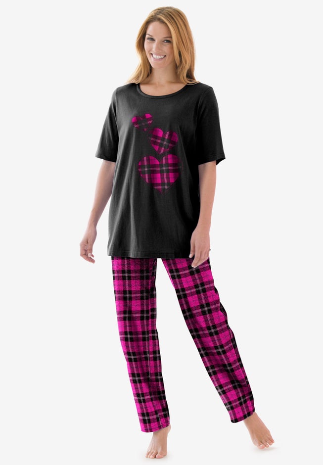 Graphic Tee PJ Set image number 0