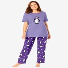 Graphic Tee PJ Set image number null