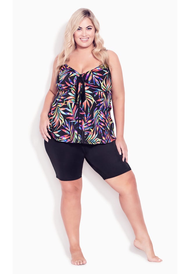 Fly Away Print Tankini Top image number 1