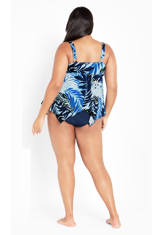 Sharkbite Print Tankini Top image number 1