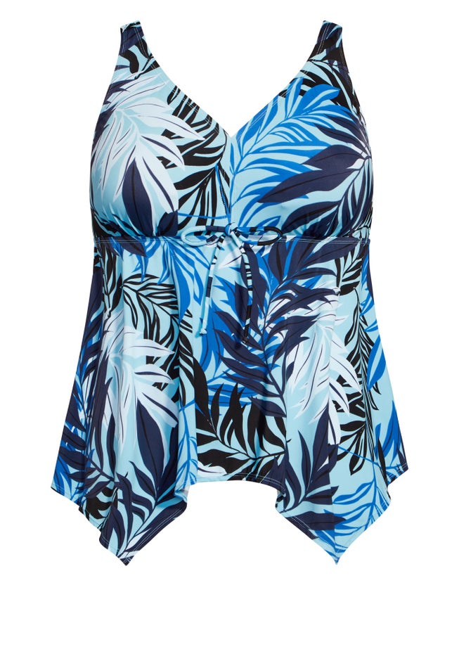 Sharkbite Print Tankini Top image number 2