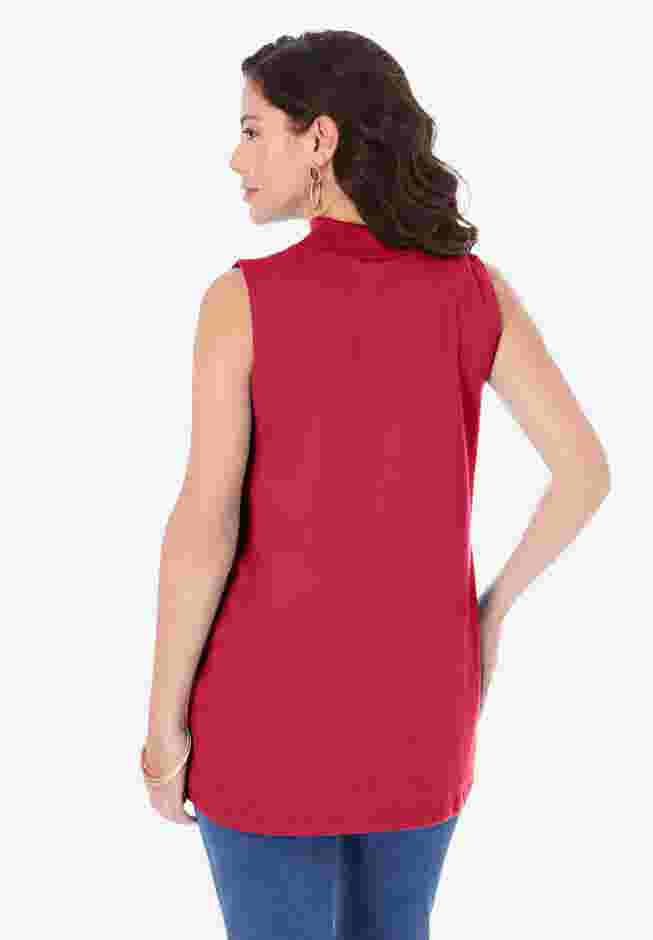 Ultimate Sleeveless Mockneck Tee image number 1