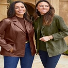 Leather Blazer image number null