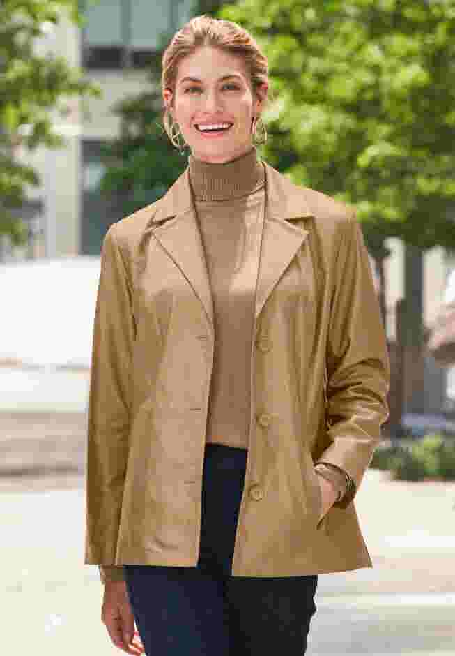 Leather Blazer image number 0