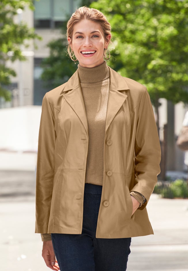 Leather Blazer image number 0