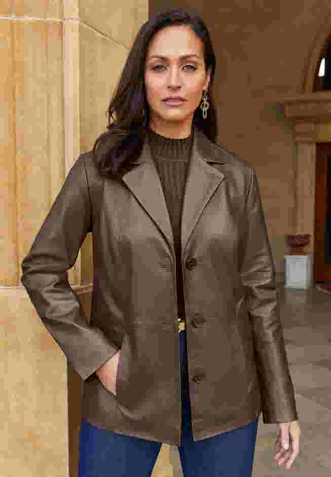 Leather Blazer image number 2