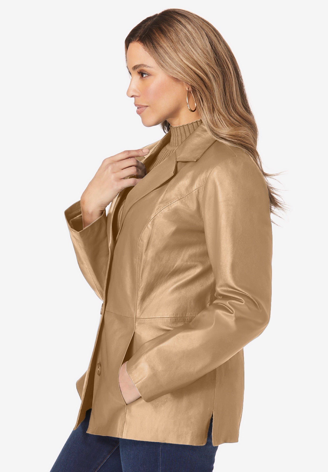 Leather Blazer image number 2