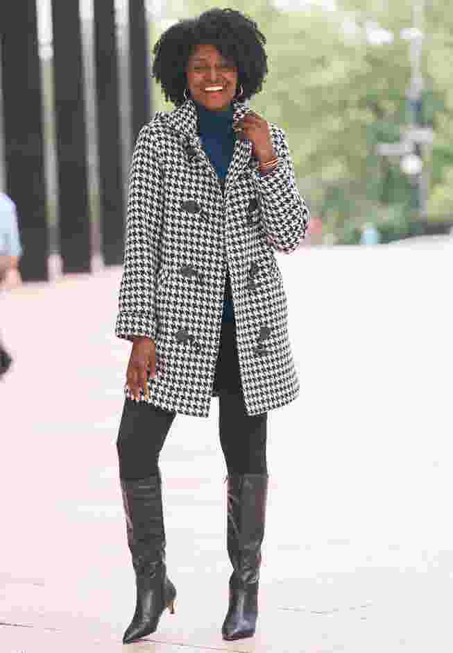 Hooded Toggle Wool Coat image number 1