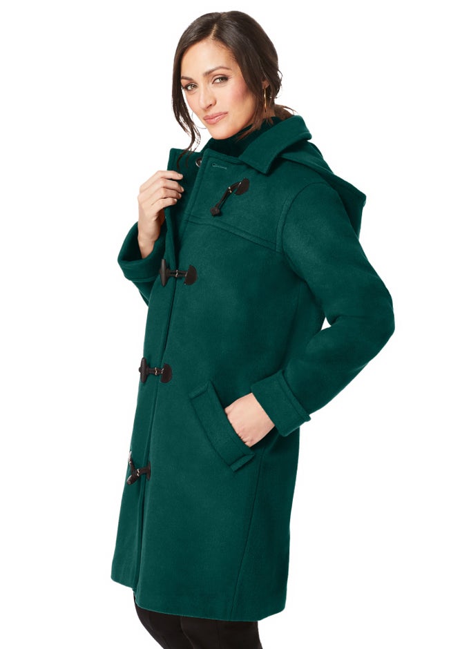 Hooded Toggle Wool Coat image number 2