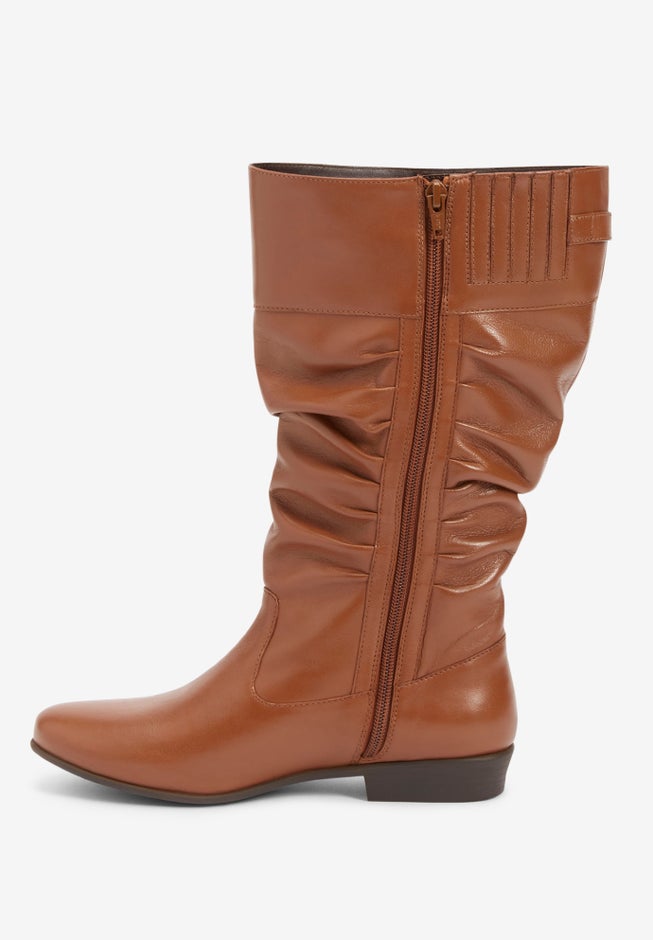 The Monica Wide Calf Leather Boot image number 3