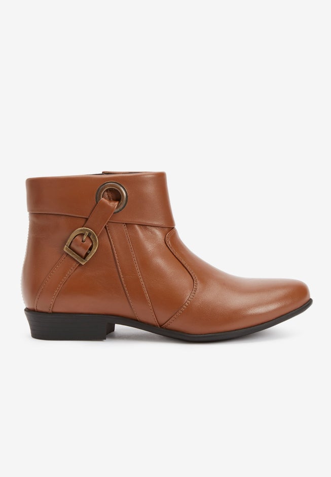 The Terri Leather Bootie image number 3