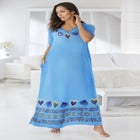 V-Neck Short Sleeve Maxi Lounger image number null