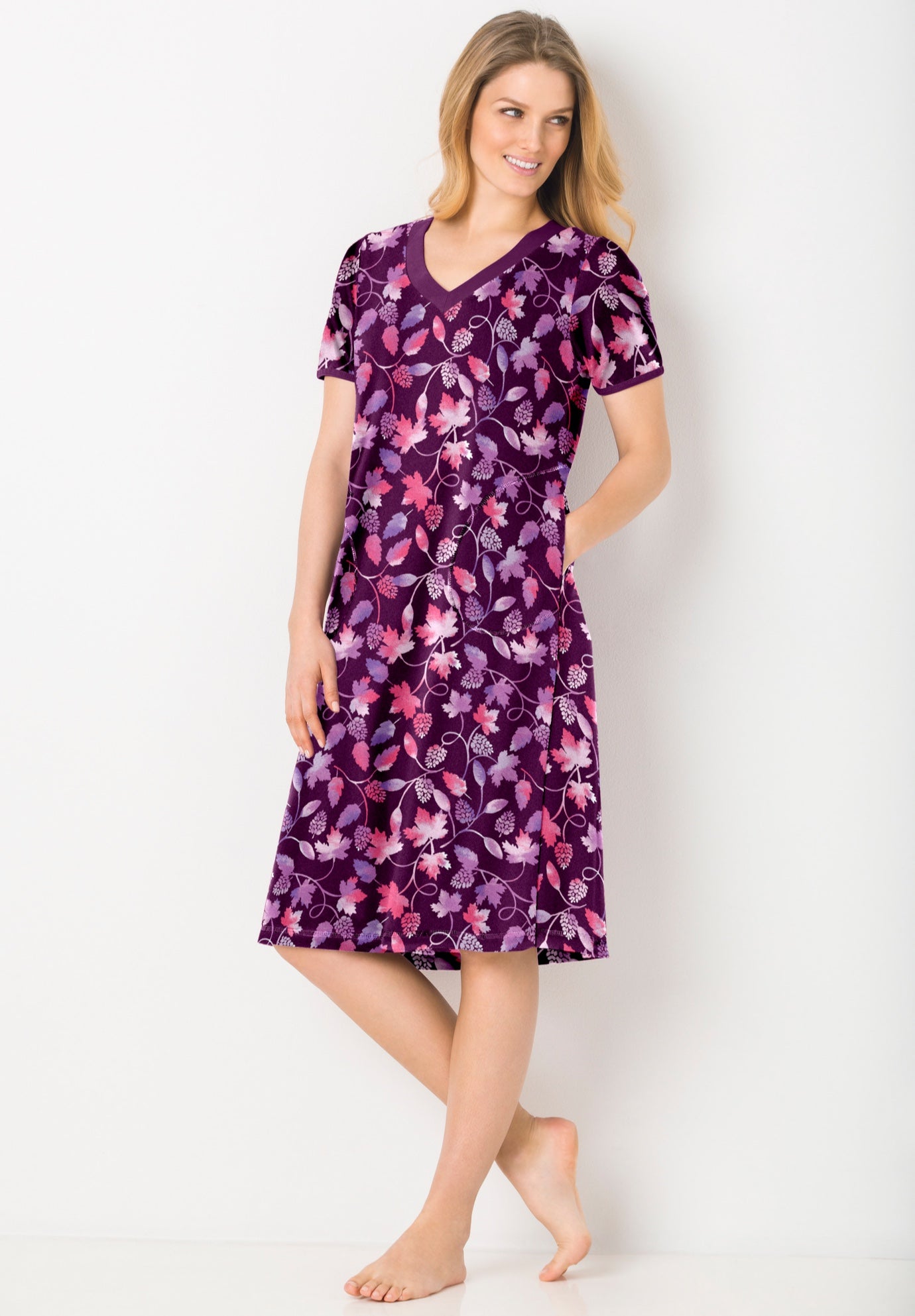 Bib-Front Short Sleeve Short Lounger image number 0