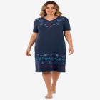V-Neck Short Sleeve Short T-Shirt Lounger image number null