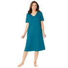 V-Neck Short Sleeve Short T-Shirt Lounger image number 0