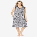 Trapeze V-Neck Short Lounger image number null