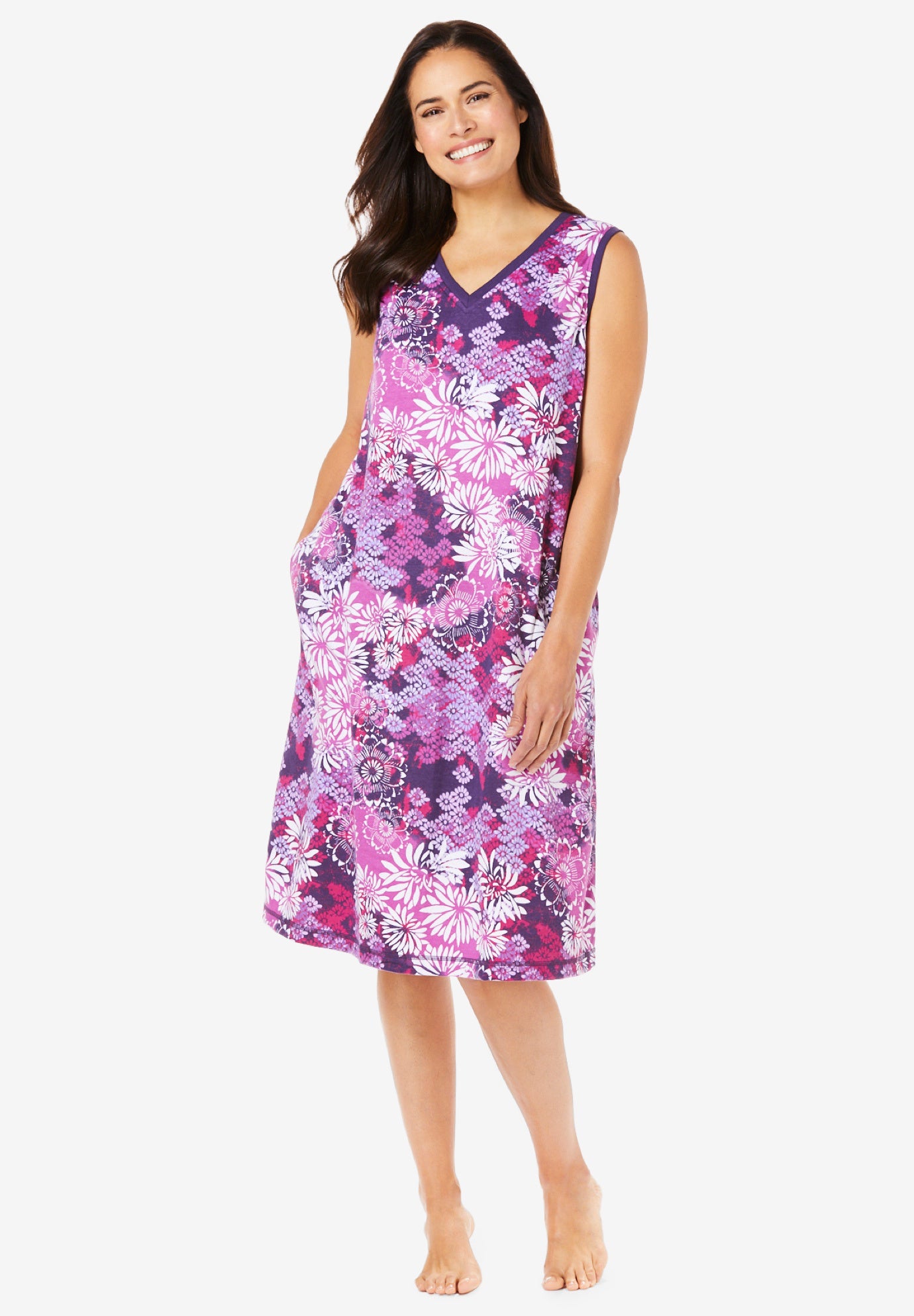 Trapeze V-Neck Short Lounger image number 0